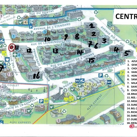 Horizon - 3 Pieces Quartier Bergers-pieds Des Pistes-depart Esf Mae-3231 Apartment Huez